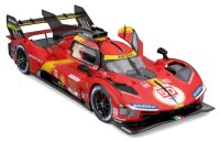 Ferrari 499P LMH 2023 1/18 Red Detailed Model Car with Moving Parts
