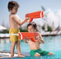Splash Elektronische Wasserpistole mit Wasserstandsanzeige und USB-C Aufladung