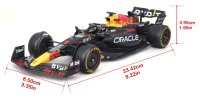 Red Bull Racing F1 RB19 1/24 Modell Sergio Pérez 2023 von Bburago