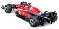Ferrari SF-24 1/18 Leclerc 2024 Deluxe Modell von Bburago in höchster Qualität