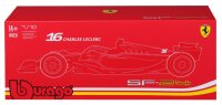 Ferrari SF-24 1/18 Leclerc 2024 Deluxe Modell von Bburago in höchster Qualität
