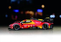 Ferrari 499P 2024 1/18 Red Model Car with Opening Doors...