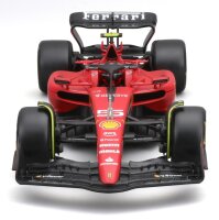 Ferrari F1 SF-23 1/24 Sainz 2023 Modell von Bburago in edler Plexiglas-Verpackung