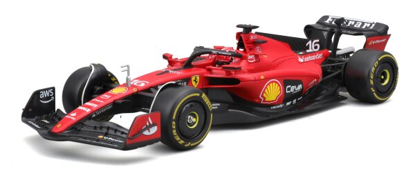 Ferrari F1 SF-23 1/24 Leclerc 2023 Modell von Bburago in edler Verpackung