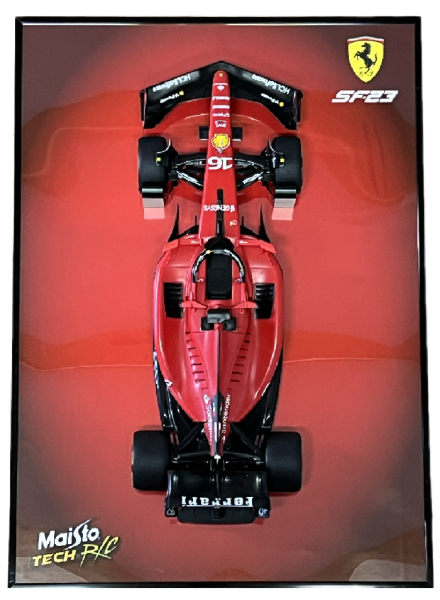F1 Fotorahmen Ferrari SF23 Leclerc 1/10 Modell für Sammler und Fans