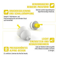 FlyFit Ohrstöpsel für Druckausgleich und Geräuschreduzierung