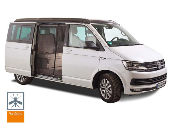 Moskitonetz für Schiebetüre VW T5 T6 T6.1 mit Reissverschluss