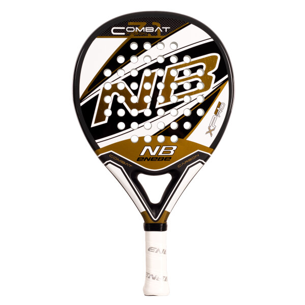 Padelschläger Combat 7.1 V2 für Fortgeschrittene Teardropform 3K-Carbon