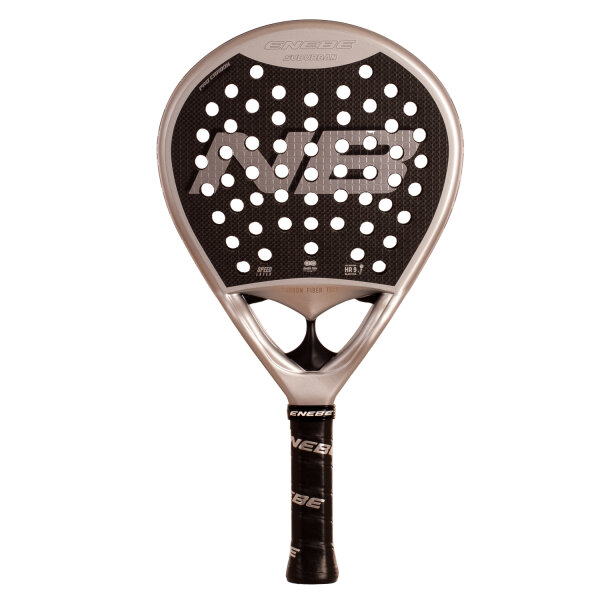Suburban Silver 3K Padel Racket Vollcarbon mit 3K Carbon Schlagfläche