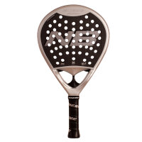Suburban Silver 3K Padel Racket Vollcarbon mit 3K Carbon...