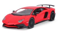 Lamborghini Aventador LP 750-4 SV 1/24 rot hochwertiges...