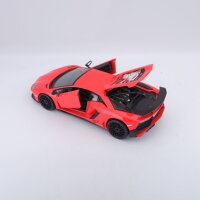 Lamborghini Aventador LP 750-4 SV 1/24 rot hochwertiges Modellauto mit Steuer