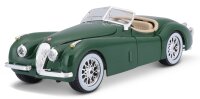Jaguar XK 120 Roadster 1951 grün 1/24 Modellauto mit...