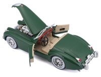 Jaguar XK 120 Roadster 1951 grün 1/24 Modellauto mit funktionierendem Steuer