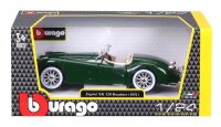 Jaguar XK 120 Roadster 1951 grün 1/24 Modellauto mit funktionierendem Steuer