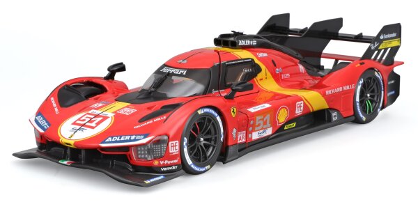 Ferrari Racing Bausatz 499P LMH 2023 1/24 rot von Bburago