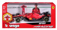 Ferrari F1 SF-23 Leclerc 1/24 Metallmodell von Bburago mit Figur