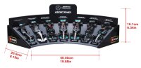 F1 7-Piece Display Curve Mercedes AMG Petronas 1/43 for...