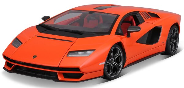 Lamborghini Countach LPI 800-4 1/18 Orange Model Car by Maisto