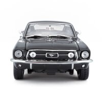 Ford Mustang 1967 1/18 schwarz Modellauto von Maisto detailgetreu lizenziert