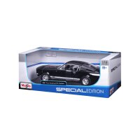 Ford Mustang 1967 1/18 schwarz Modellauto von Maisto detailgetreu lizenziert