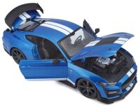 Ford Mustang Shelby GT500 2020 1/18 Modellauto blau von Maisto