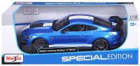 Ford Mustang Shelby GT500 2020 1/18 Modellauto blau von Maisto