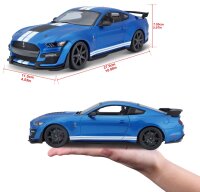Ford Mustang Shelby GT500 2020 1/18 Modellauto blau von Maisto