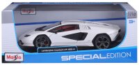 Lamborghini Countach LPI 800-4 1/18 Modellauto Weiss von Maisto