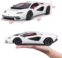Lamborghini Countach LPI 800-4 1/18 Modellauto Weiss von Maisto