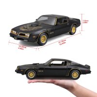Maisto Pontiac Firebird Trans Am 1978 1/18 Modellauto schwarz detailgetreu