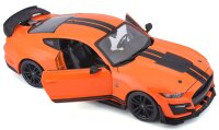 Ford Mustang Shelby GT500 2020 1/24 Modellauto orange von Maisto