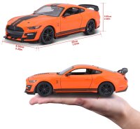 Ford Mustang Shelby GT500 2020 1/24 Modellauto orange von Maisto