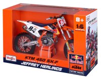 Red Bull KTM Supercross SX450 2018 Jeffrey Herlings 1:6 Modell
