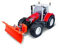 Maisto RC Massey Ferguson Tractor 1:16 with Snow Plow and...