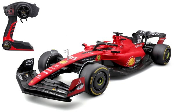 Maisto RC Formel 1 Ferrari SF-23 1/10 C. Leclerc mit Sound und 2.4GHz Steuerung