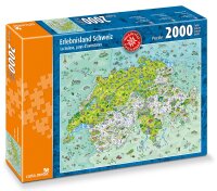 Puzzle 2000 Teile Erlebnisland Schweiz 98 x 75 cm von...