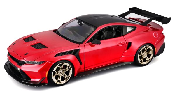 Ford Mustang GTD 2025 1/18 Red Model Car by Maisto Licensed Detailed