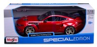 Ford Mustang GTD 2025 1/18 rot Modellauto von Maisto detailgetreu lizenziert