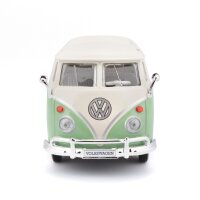 Volkswagen Bulli T1 Samba Van Green 1/24 Model Car by Maisto