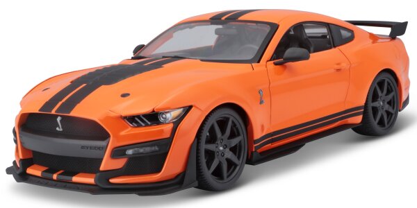 Ford Mustang Shelby GT500 2020 1/18 Orange Model Car by Maisto