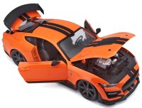 Ford Mustang Shelby GT500 2020 1/18 Orange Modellauto von Maisto