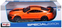 Ford Mustang Shelby GT500 2020 1/18 Orange Modellauto von Maisto
