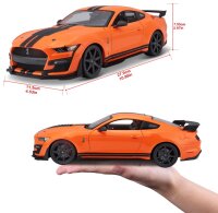 Ford Mustang Shelby GT500 2020 1/18 Orange Modellauto von Maisto