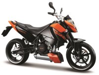 KTM 690 Duke Modellmotorrad 1:12 aus Metall und...