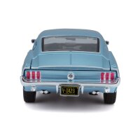 Ford Mustang GT Cobra 1968 Blau 1/18 Modellauto von Maisto lizenziert