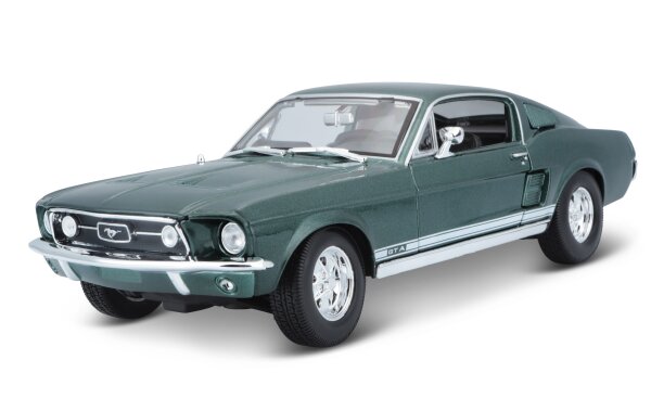 Ford Mustang 1967 1/18 Modellauto dunkelgrün von Maisto lizenziert