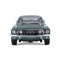 Ford Mustang 1967 1/18 Modellauto dunkelgrün von Maisto lizenziert
