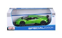 Lamborghini Huracan Performante 1/18 grün Modellauto von Maisto lizenziert