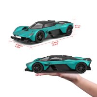 Aston Martin Valkyrie 2022 1/18 grün Modellauto von Maisto lizenziert und detailgetreu